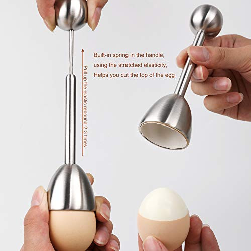 Juego De Cortador De Cáscara De Huevo Huevos Hervidos ...