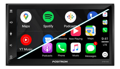 Central Multimidia 7 Pol Carplay Androidauto Bt Usb Sp9010ac