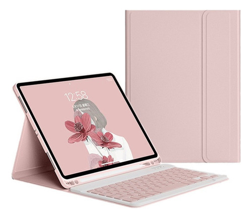 Funda For Tableta Con Teclado For iPad 10.2 De 9ª, 8ª Y 7