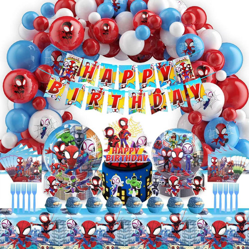 Spidey Y Sus Increibles Amigos Suministros Para Fiesta De Cu