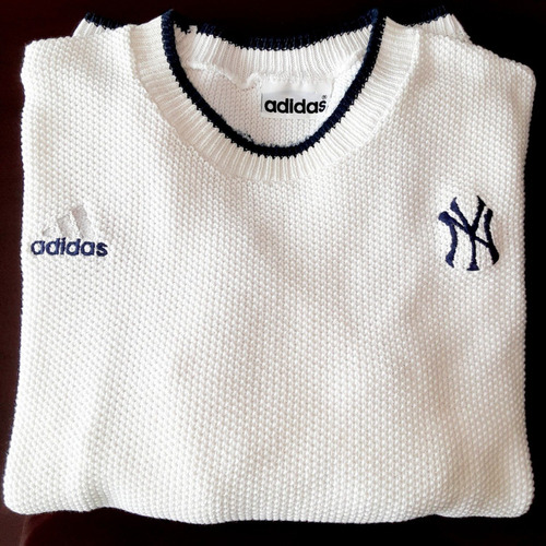 Sweater Saco adidas Con Logo De New York Yankees. Talla L 