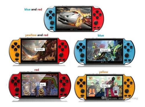 Consola Tipo Psp X7 Plus Retro Mini Portatil 2000 Juegos