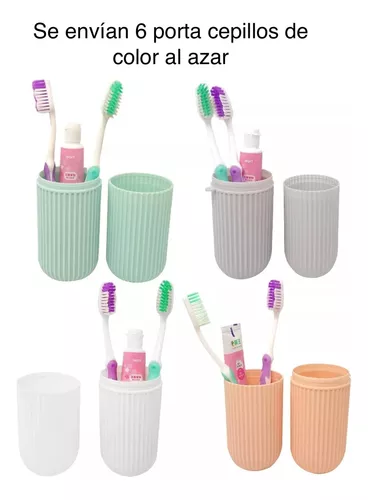 Portacepillos de dientes de viaje portátil Fácil de llevar Portavasos de  lavado multifunción Caja de almacenamiento de pasta de dientes Portador  para Blanco BLESIY Estuche de viaje para cepillos de dientes