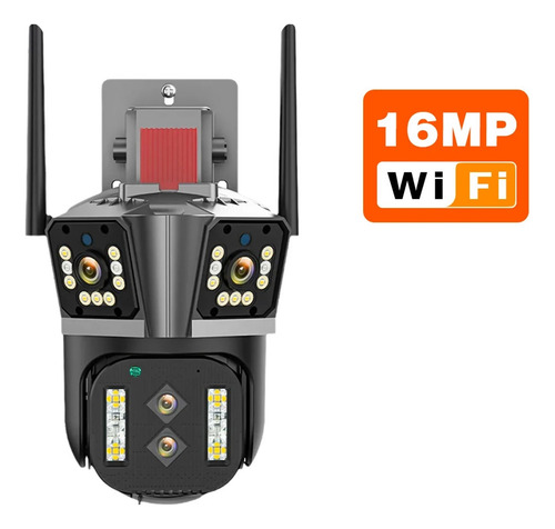 16mp Quatro Lenes Três Telas 10x Zoom Híbrido Ip Câmera