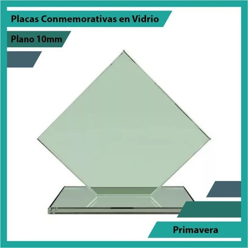 Placa De Vidrio Referencia Primavera Pulido Plano 10mm