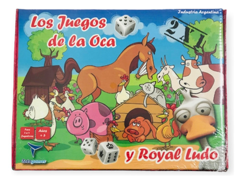 Juego De La Oca Y Royal Ludo Juego De Mesa 2 En 1 Totogames