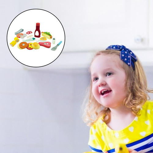 Yu Comida De Corte De Madera For Cocina De Juego,