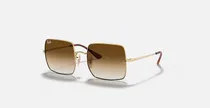 Comprar Ray Ban Original Made Italy Square 1971 Marron Ocean Marron Degrade Oro Arista Pulido Oro Arista Pulido
