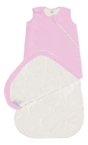 Saco De Dormir De Bambú Para Bebés Y Niños Con Cierre (rosa