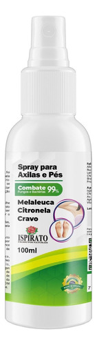 Spray Tratamento Odores Pés E Axilas Ispirato 100ml Volume Da Unidade 100 Ml