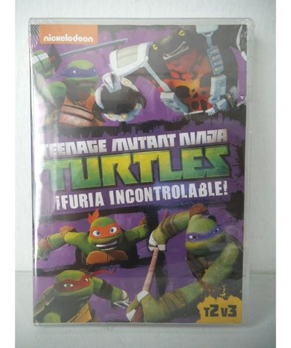 Imagen 1 de 2 de Tortugas Ninja Furia Incontrolable T2 V3   Dvd