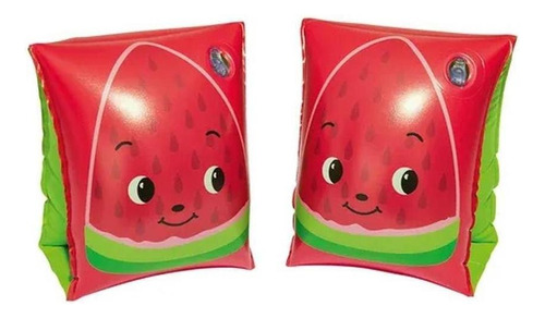 Bóia De Braço Inflável Infantil 23x15cm Frutas Morango Bel