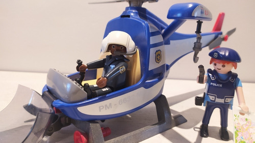 Imagen 3 de 4 de Playmobil 4267 Helicóptero Policía