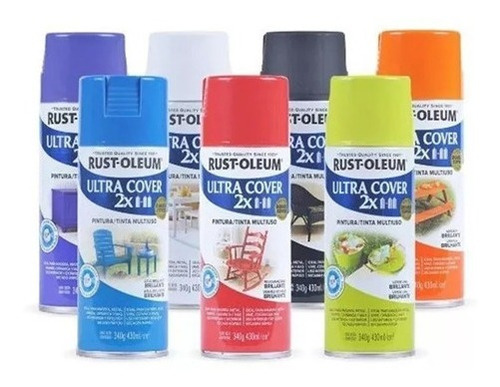 Pintura Aerosol Rust Oleum Ultra Bco/color 426ml/cm3 Pintumm