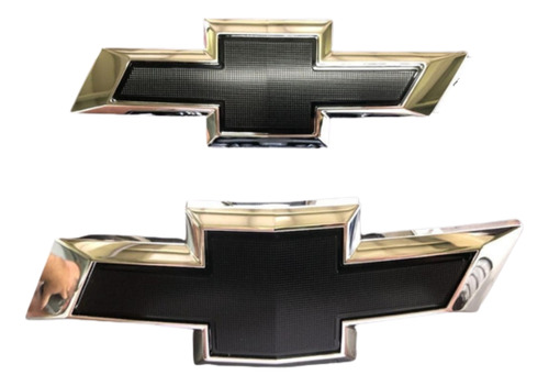 Kit Emblema Negro Del Y Tras Tracker 20/ 100% Chevrolet Orig