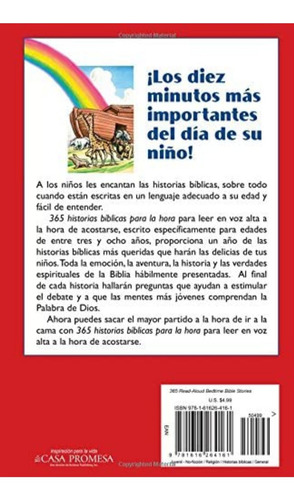 Imagen 2 de 3 de 365 Historias Bíblicas Para La Hora De Dormir: Español. Ang