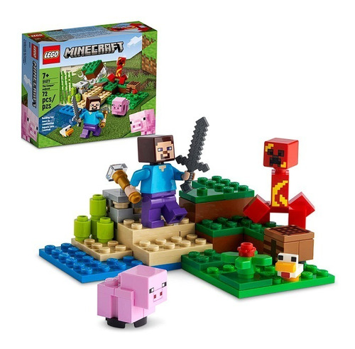 Lego Minecraft 21177 Original 72 Piezas