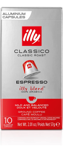 Illy Nespresso Cpsulas De 100 Cpsulas De Expreso, Caf Classi