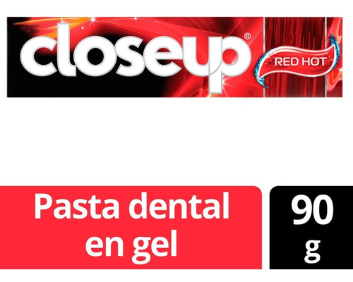 Crema Dental Close Up Red Hot X 90 G Aliento Fresco 12 Horas