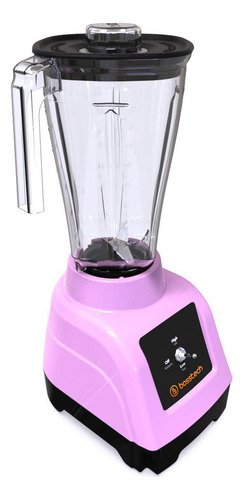 Licuadora Bosstech B2 550w 2v Vaso De Plástico Color Rosa