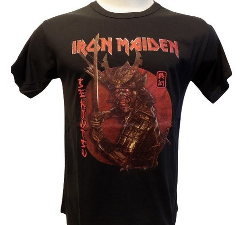 Remeras De Iron Maiden Senjutsu Rockería Que Sea Rock