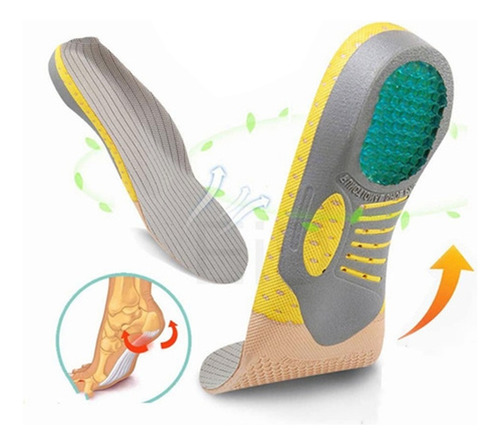 Plantilla Ortopedica Acor Fascitis Plantar Pie Plano 3 Par