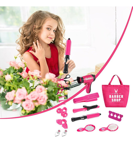 Juego De Peluquería Con Secadora, Juguetes Para Niñas
