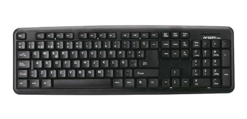 Teclado Argom Clásico Usb En Español Arg-kb-7414