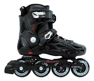 Patins Dynamix Traxart Preto V2 C/ Freio Universal + Mochila