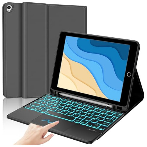 iPad 9th Generation Case Con Keyboard 10.2 Pulgadas, Teclado