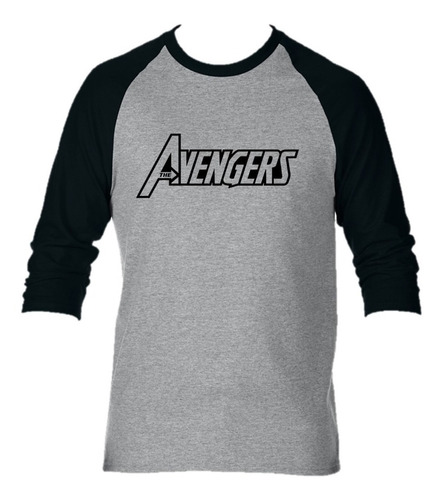 Camibuzo The Avengers Camiseta  Manga Larga  Estampada 