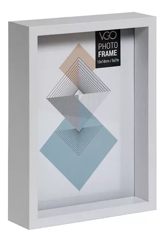 Marco de foto Box MDF 13x18 Horizontal/vertical Caja brow