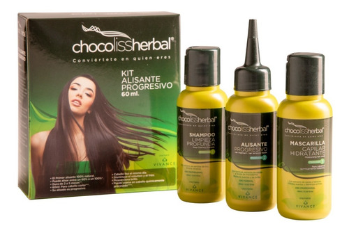 Imagen 4 de 6 de Combo Kit Alisante Chocoliss 60ml+shamp - mL a $393