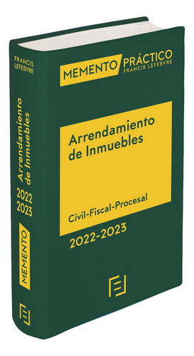 Libro Memento Practico Arrendamiento De Inmuebles 2022-2023