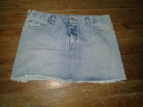 Pollera De Jeans Talle 42