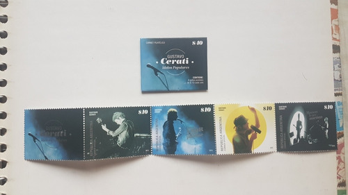 Argentina : Serie Mint Gj 4106/09 Año 2015 - Cerati