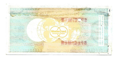 Tc6085 Canadá 1975 Travelers Cheque C$20 Specimen Raro