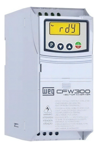 Inversor de frecuencia trifásico Weg Cfw300 1.5cv 2.6a 380v