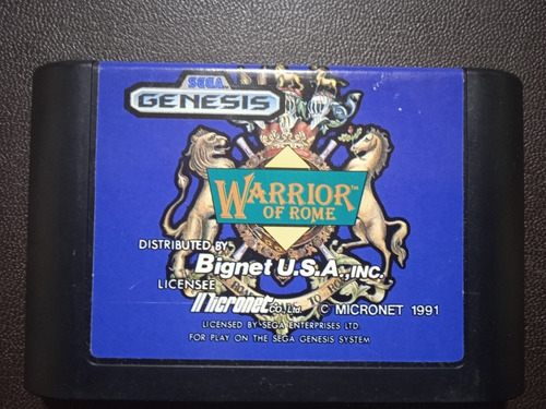 Warrior Of Rome - Sega Genesis