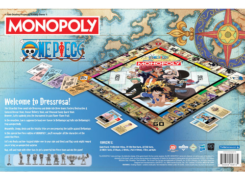 Juego De Mesa Monopoly: Edición One Piece Con 9 Fichas En Mi