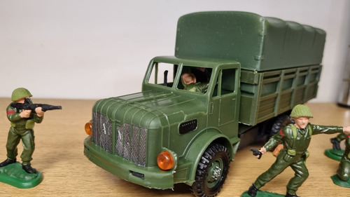 Soldados Dsg Britains Camión Militar Infantería Moderna Con Lona