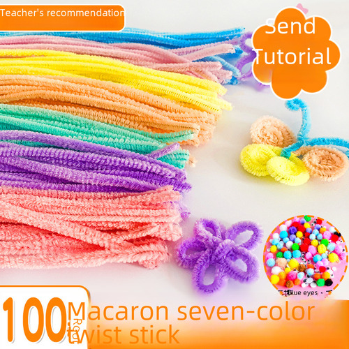 Set De Construcción 10 Colores Lana Para Manualidades Niños