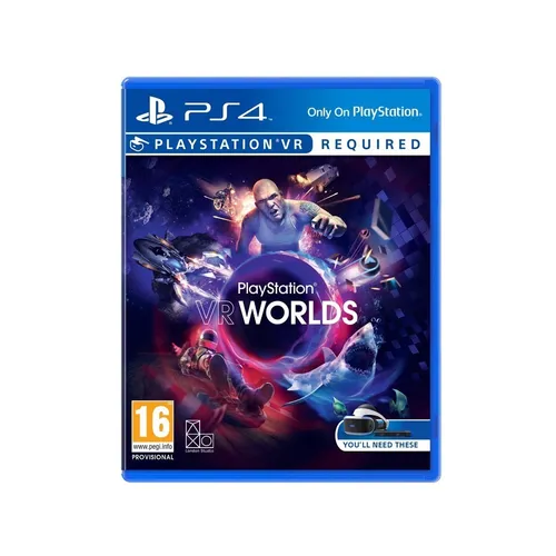 Playstation Vr Ps4 Sony Worlds Bundle - Cuh-zvr2 - Sellado