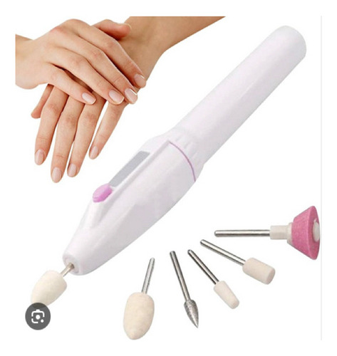 Set Torno Para Uñas Manicure  Lima Portátil 