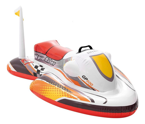Moto Acuatica Inflable Flotador Jet Ski Para Niños Piscina
