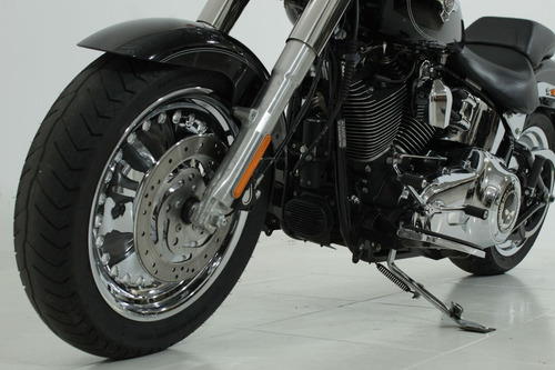 Harley-davidson Fat Boy Flstf 2014 Preta