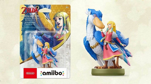 Figura Amiibo Zelda Y Loftwing Skyward Sword Gw041