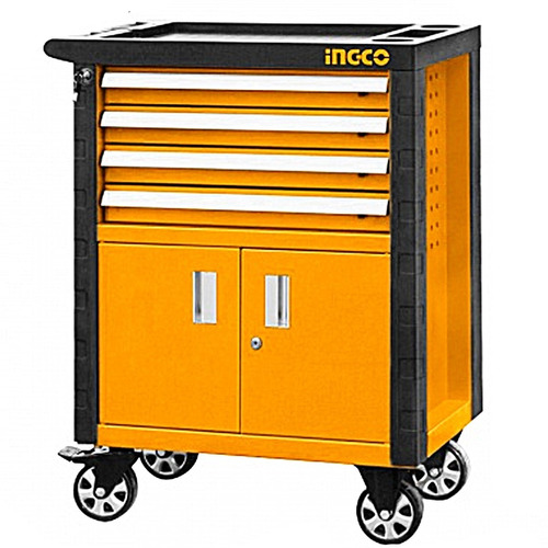 Gabinete Carro Taller 4 Estantes Metal Ingco - Hdtc01042