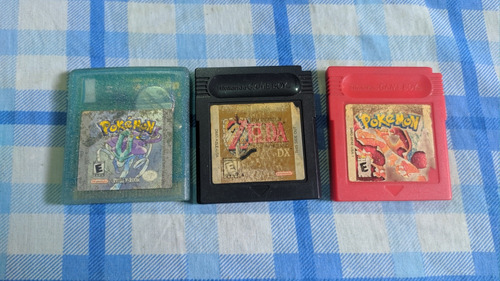 Pokémon Red Rojo Crystal Zelda Juegos De Nintendo Game Boy 