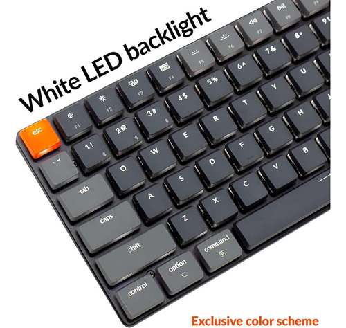 Teclado Keychron K3 V2, Mecánico, 84 Teclas, Inálambrico.og1